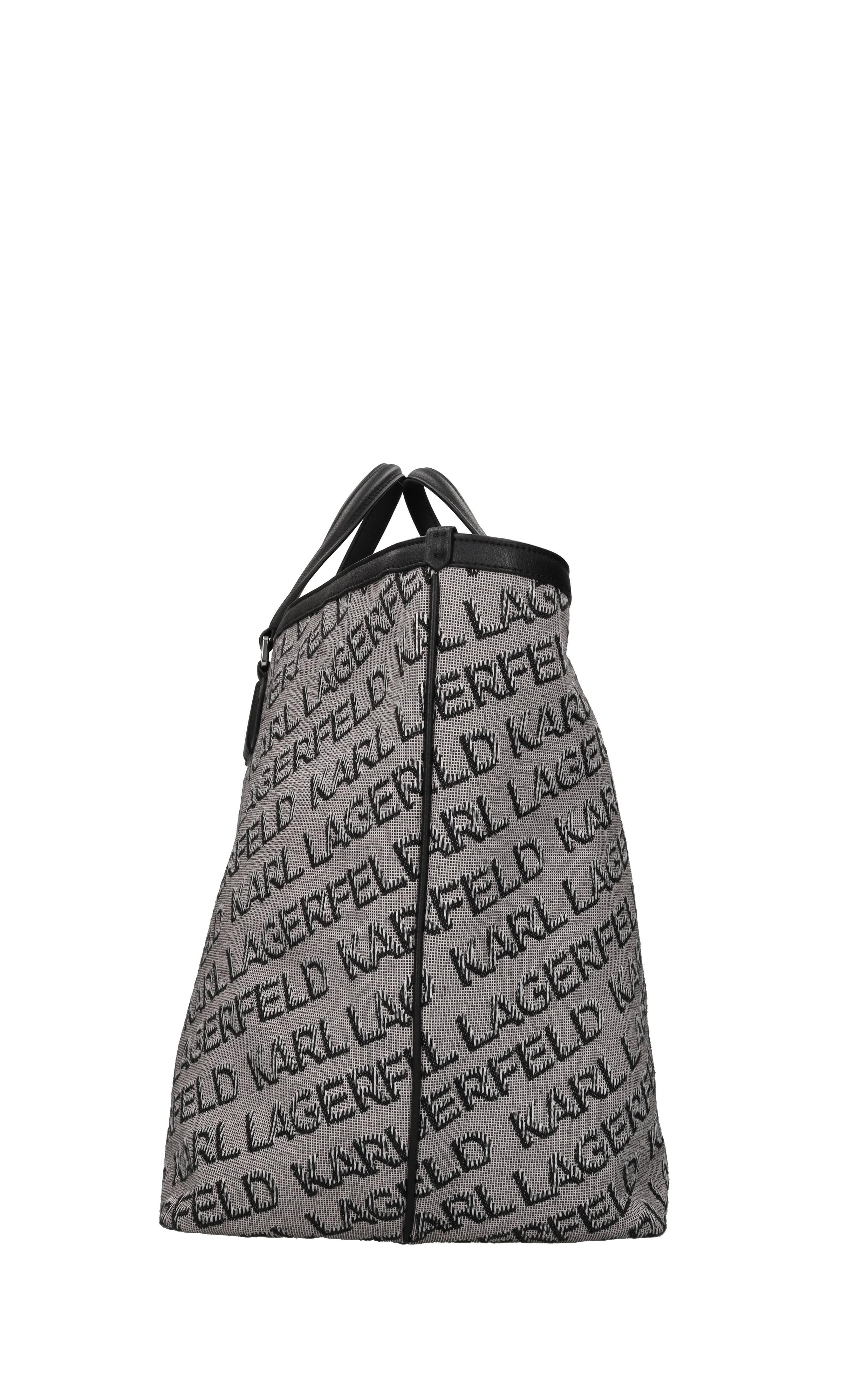 Borsa in tessuto ed ecopelle 