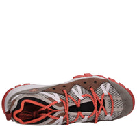 Sneakers in camoscio e tessuto 