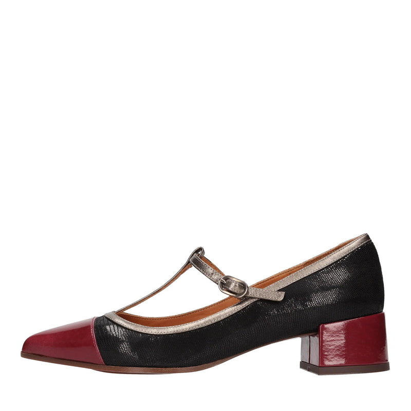 Décolleté modello JENU45 in pelle 