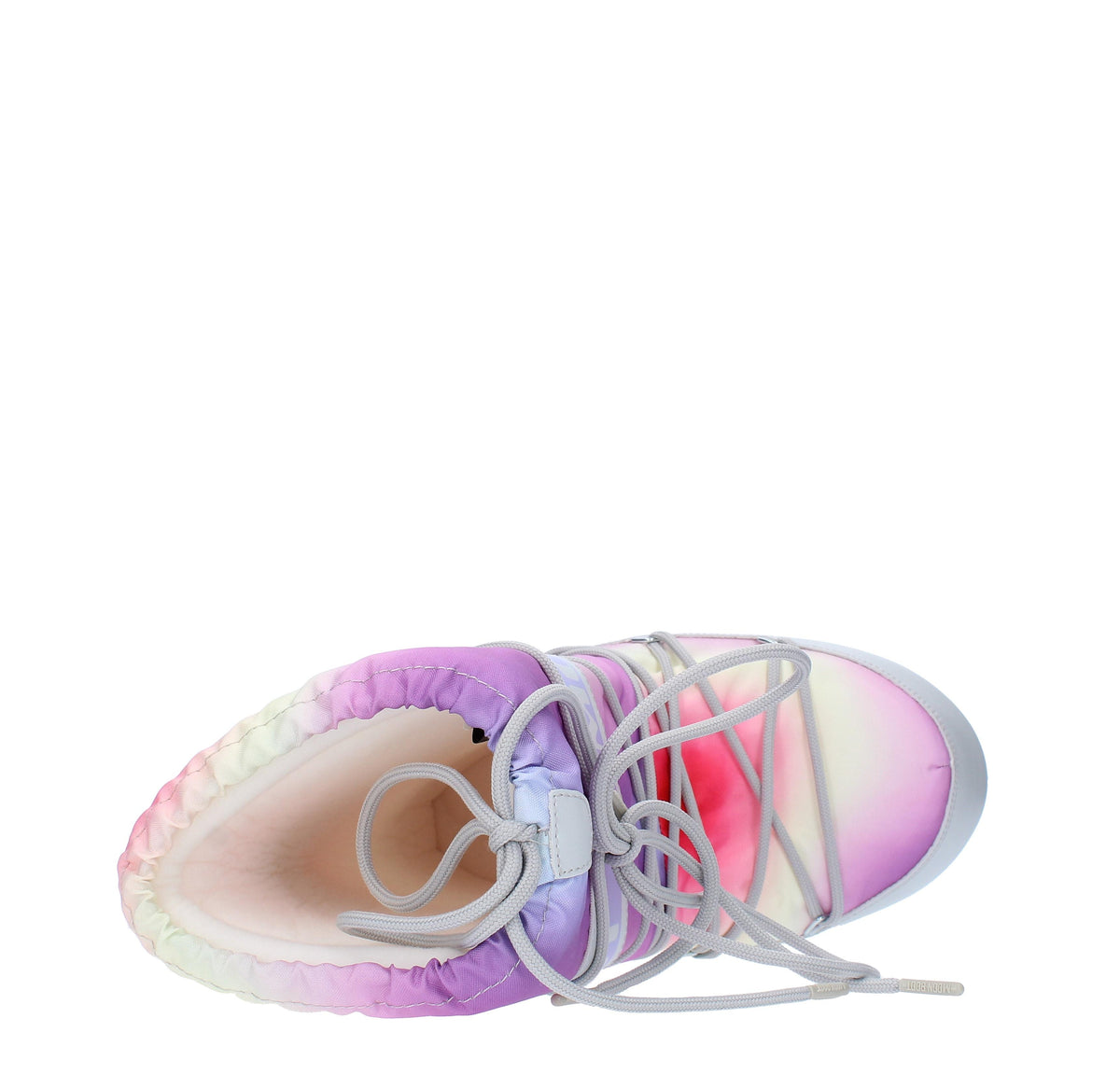 Stivali da neve modello ICON TIE DYE MOON BOOT in nylon tecnico idrorepellente 