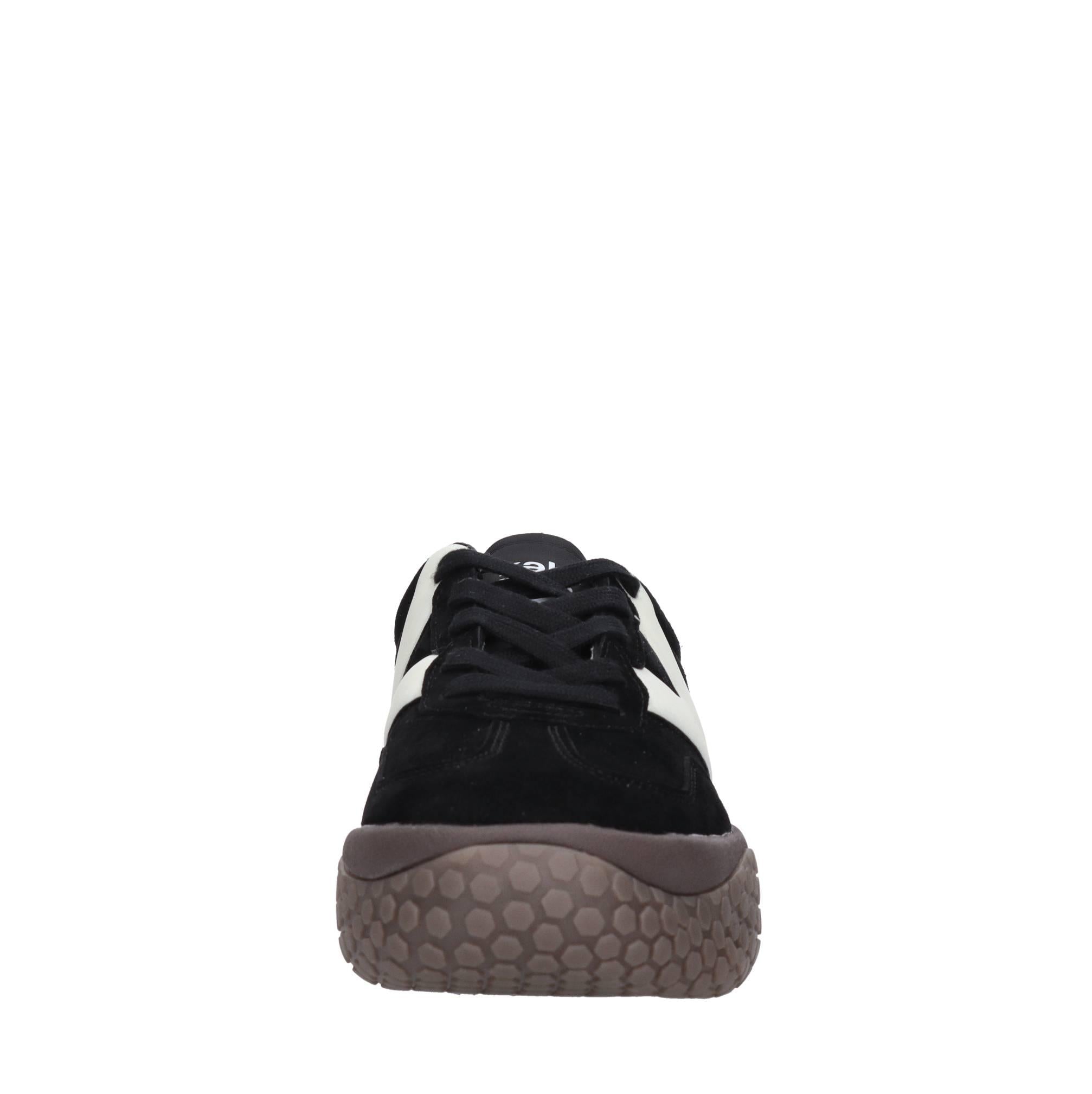 Sneakers in camoscio ed ecopelle 