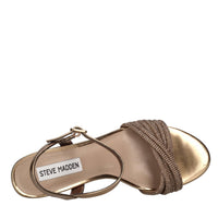 Sandali in ecopelle e strass 