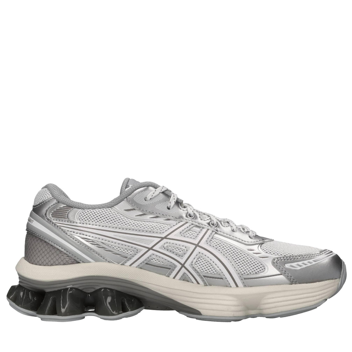 Sneakers in ecopelle e tessuto 