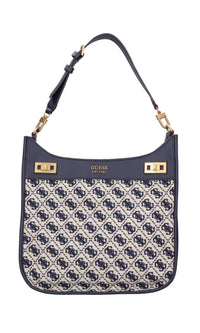 Borsa in tessuto ed ecopelle 