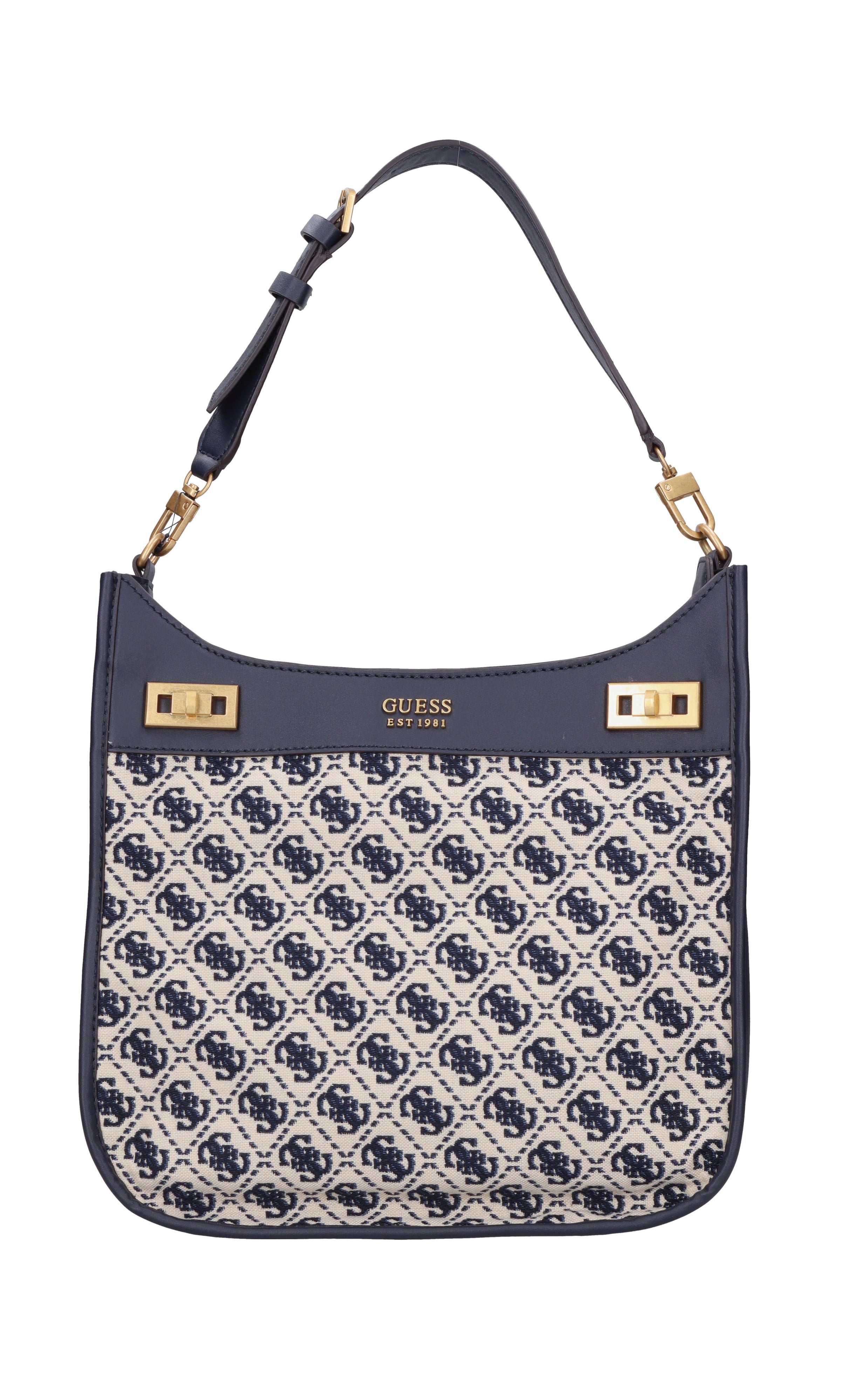 Borsa in tessuto ed ecopelle 