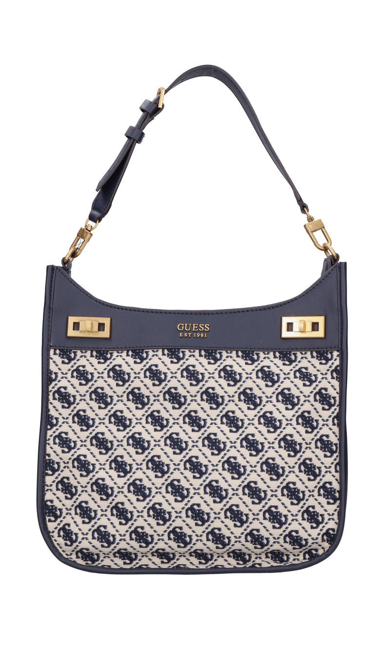 Borsa in tessuto ed ecopelle 