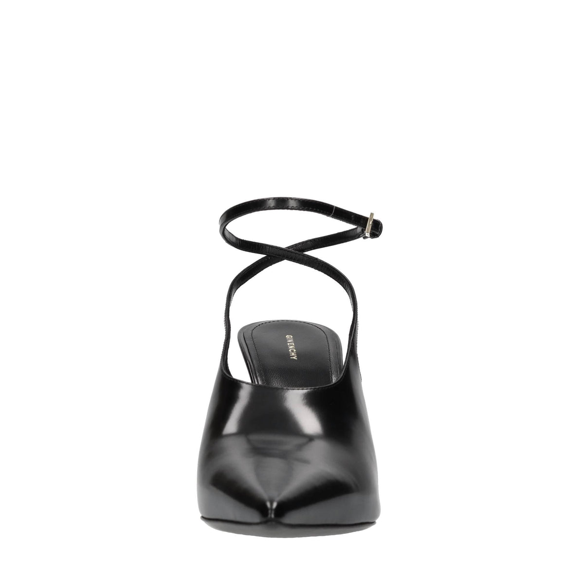 Décolleté slingback in pelle 