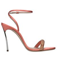 Sandali Blade in raso e strass 