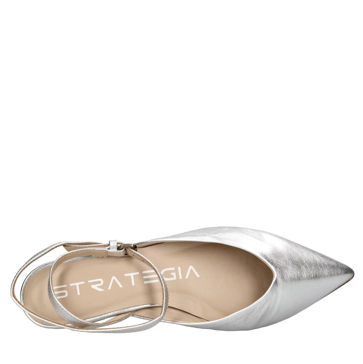 Ballerine slingback in pelle 