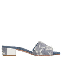 Mules in tessuto 