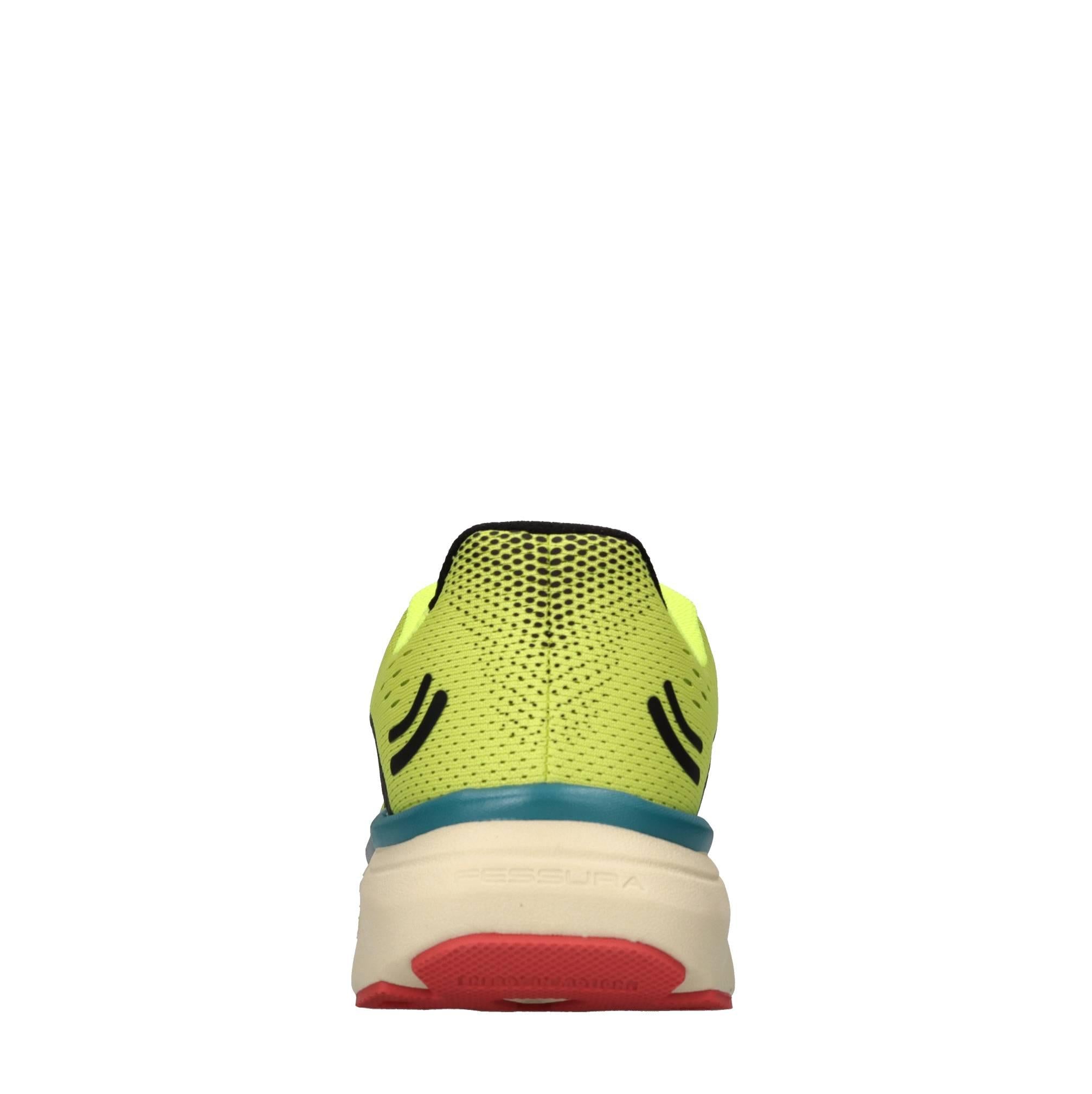 Sneakers in ecopelle e tessuto 