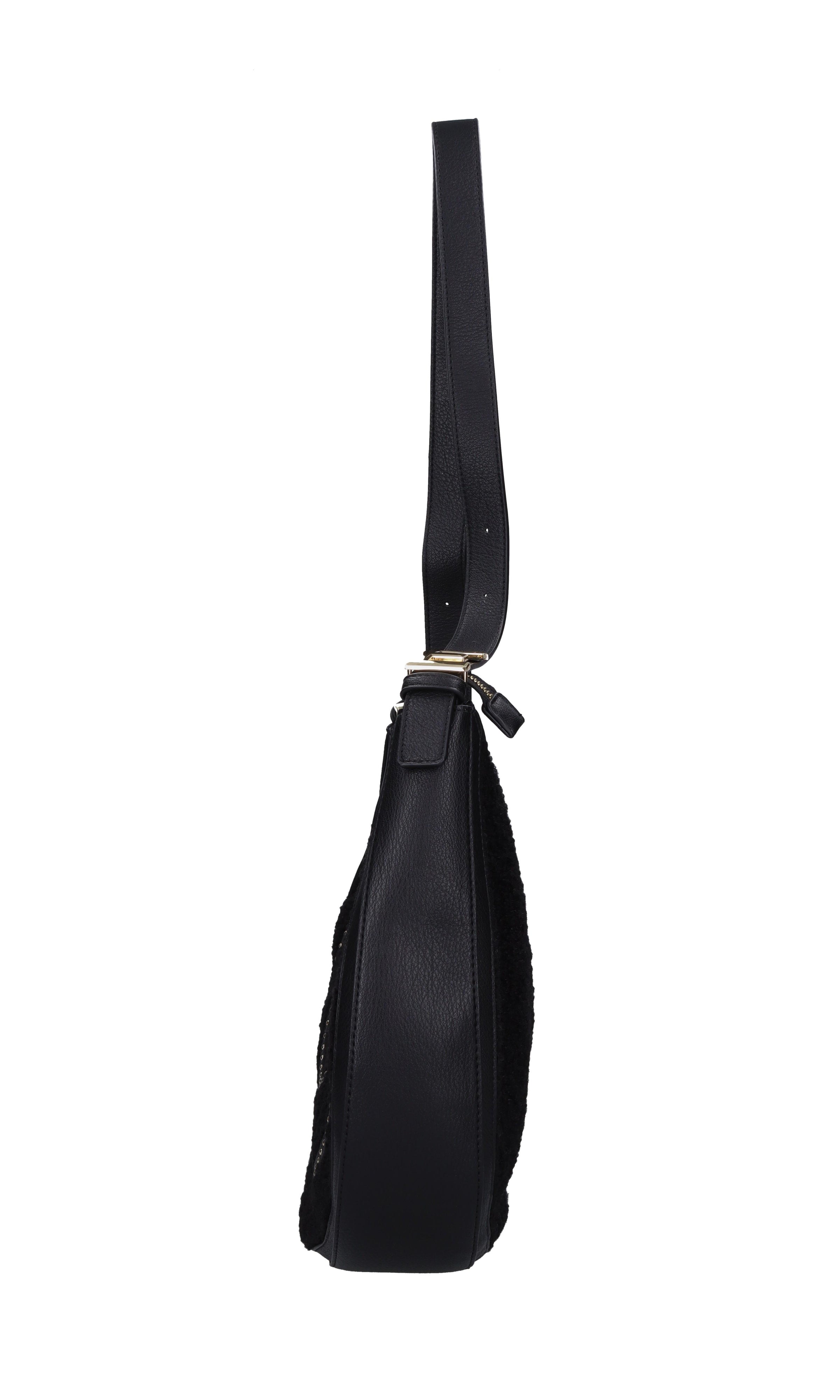 Borsa in ecopelle ed ecopelliccia 