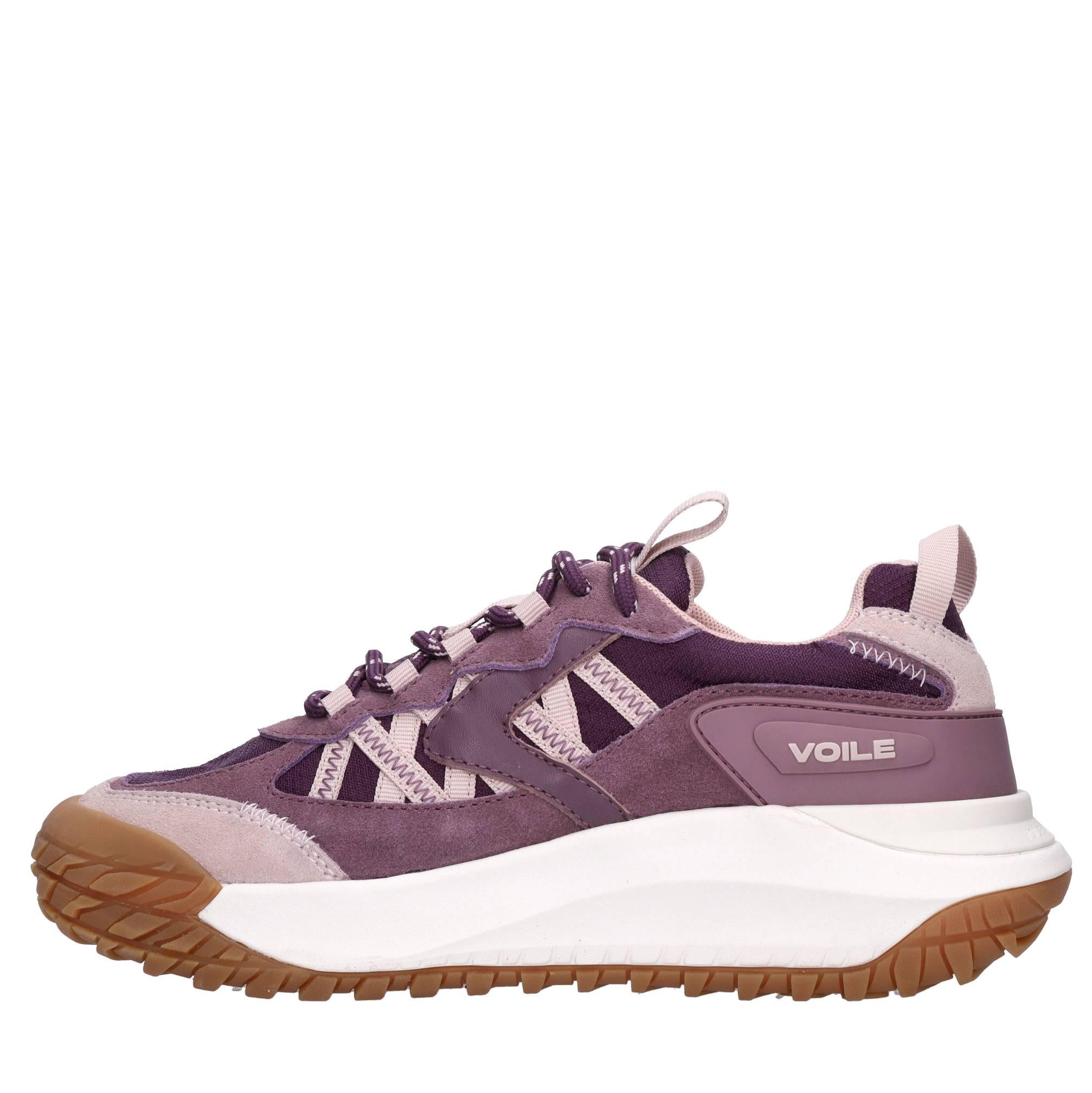 Sneakers in camoscio ecopelle e tessuto 