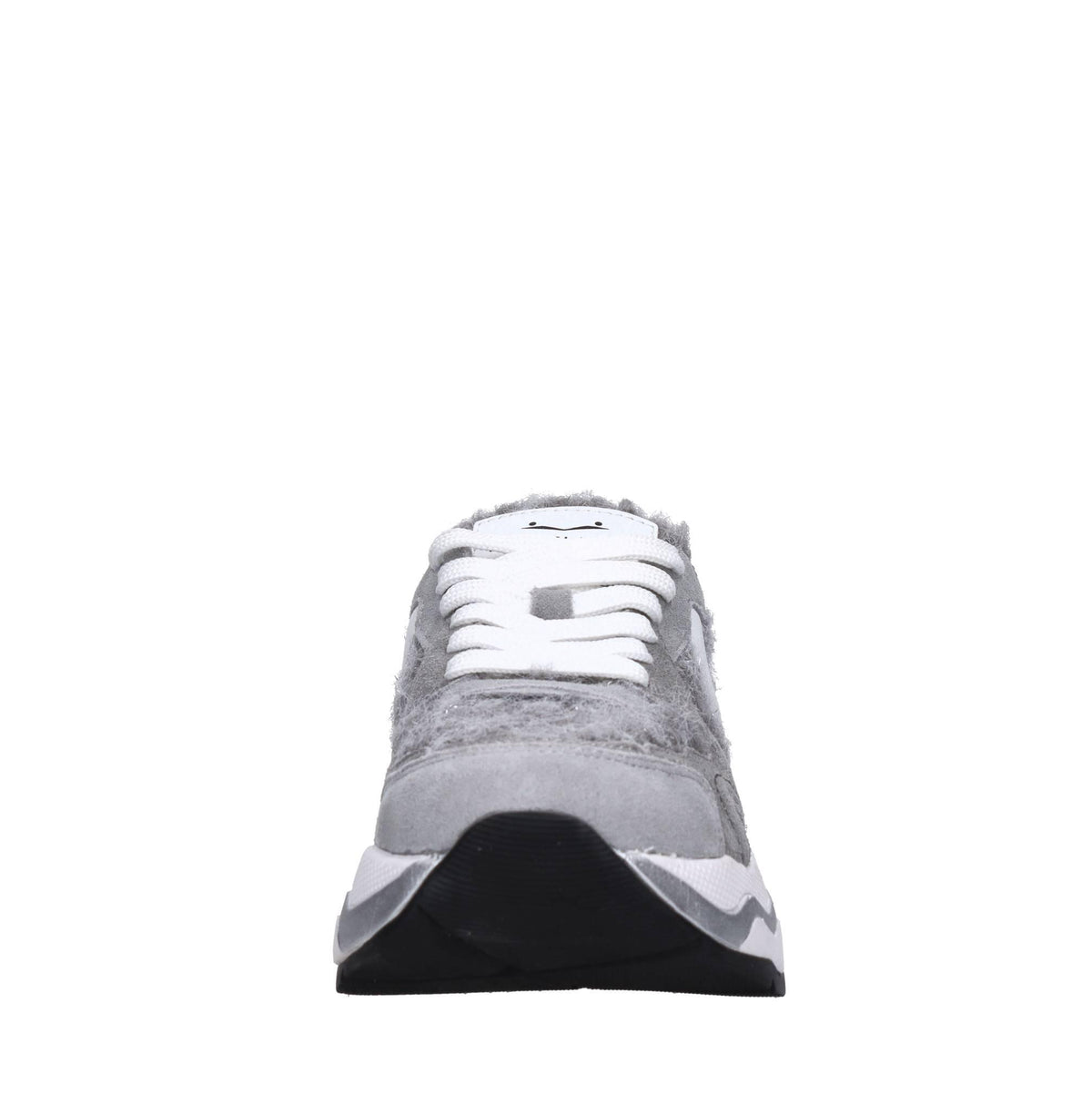 Sneakers in camoscio pelle e tessuto 