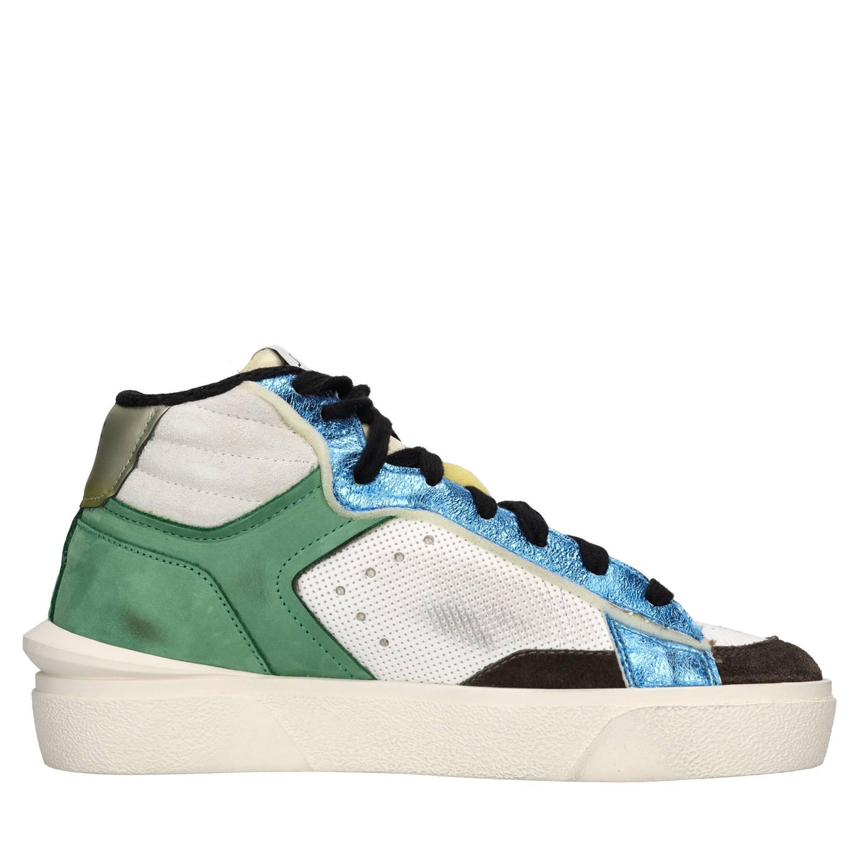 Sneakers in pelle e camoscio 
