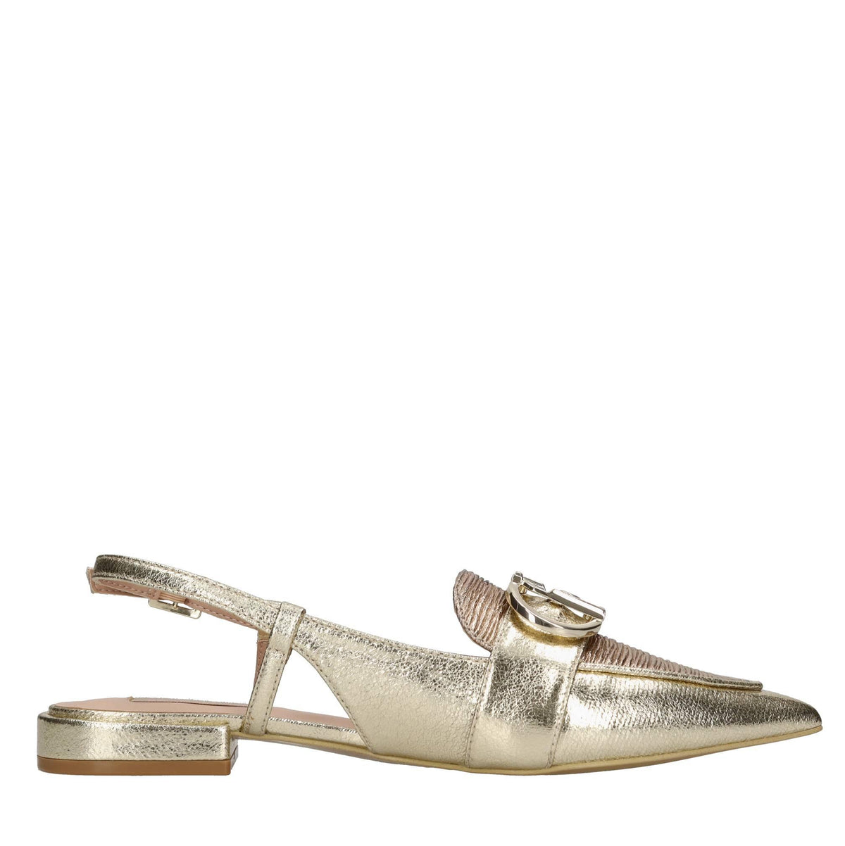 Ballerine slingback modello VIOLA in ecopelle e pelle 
