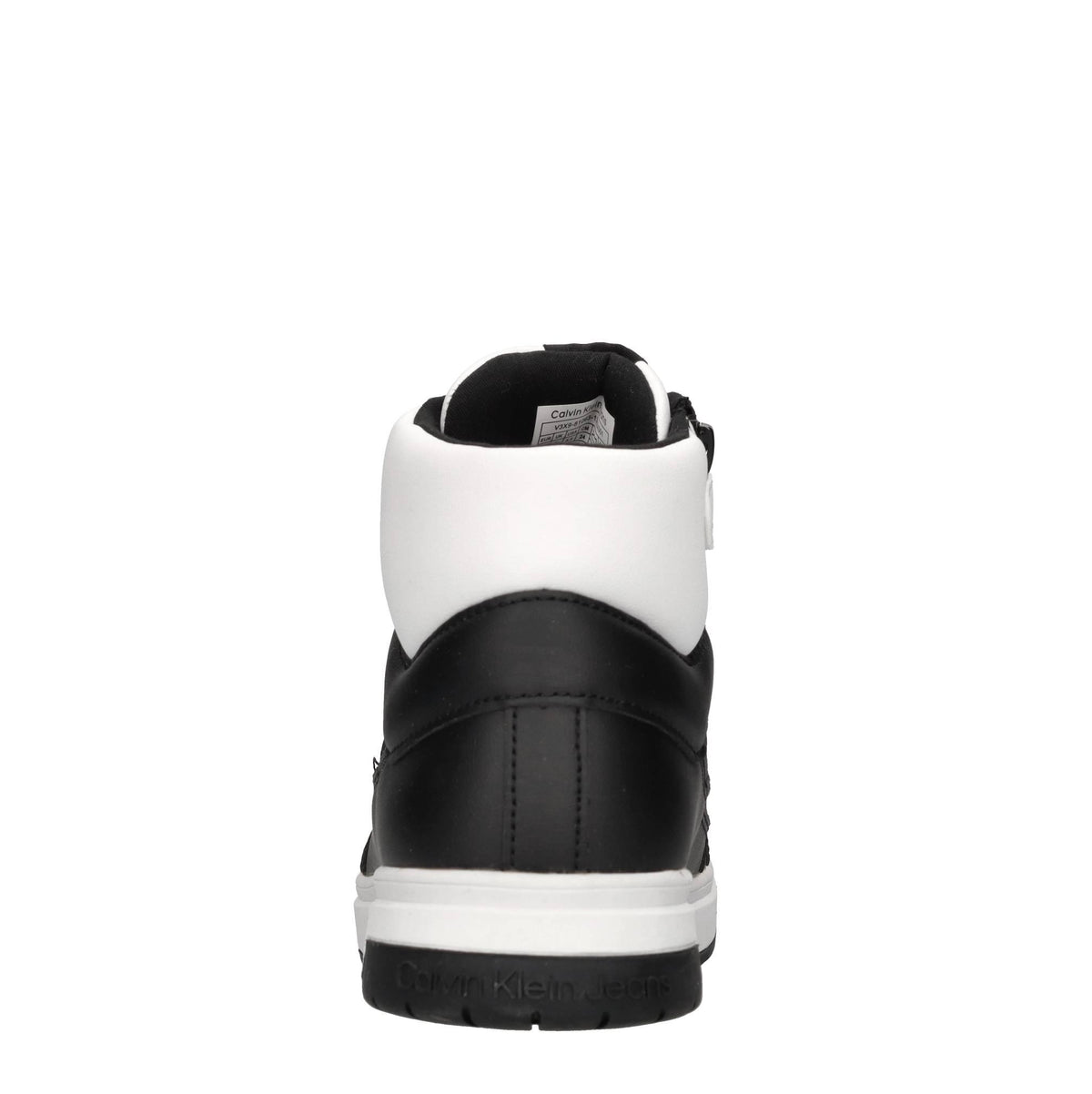 Sneakers in ecopelle e tessuto 