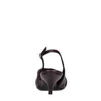 Décolleté sligback in pelle 