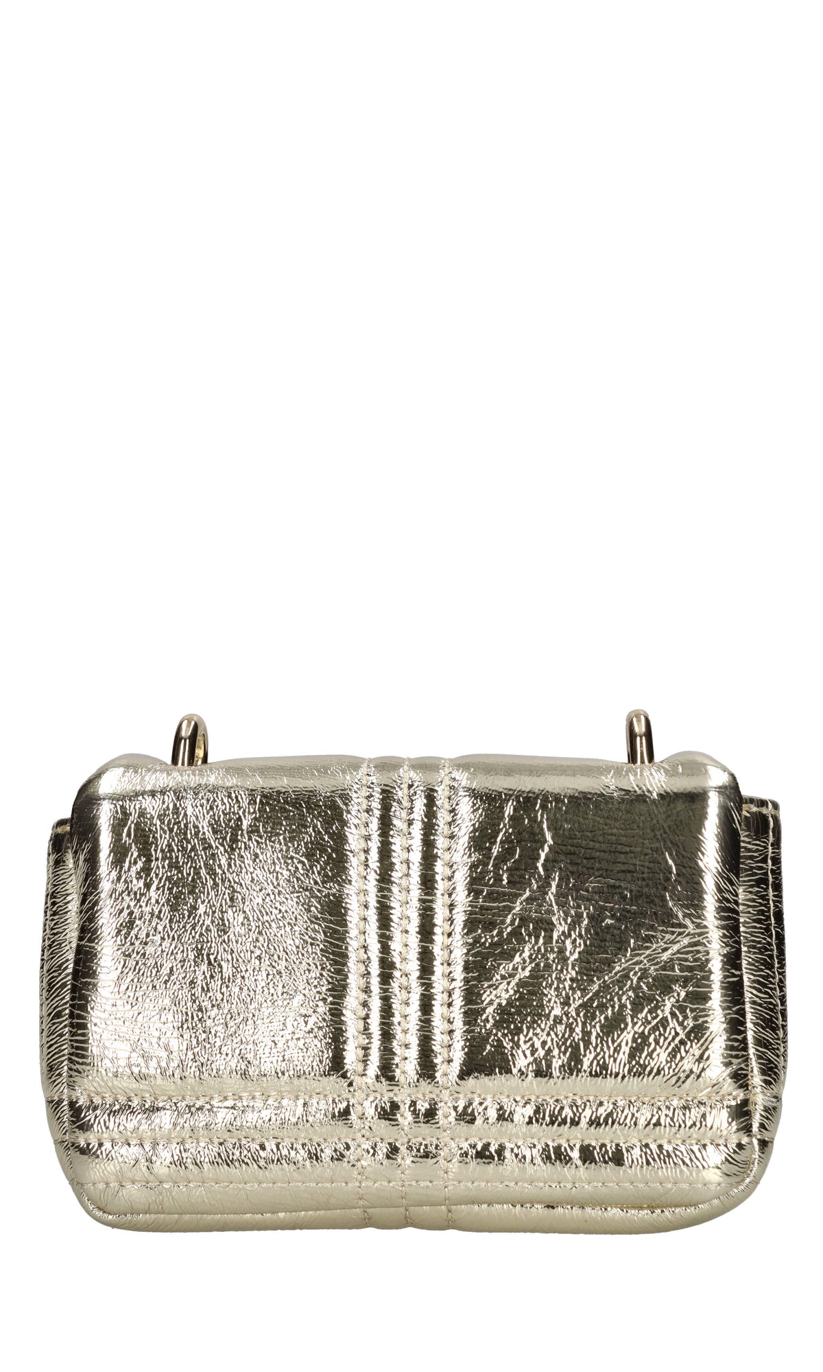 Borsa Shiny mini in pelle laminata 