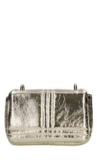 Borsa Shiny mini in pelle laminata 