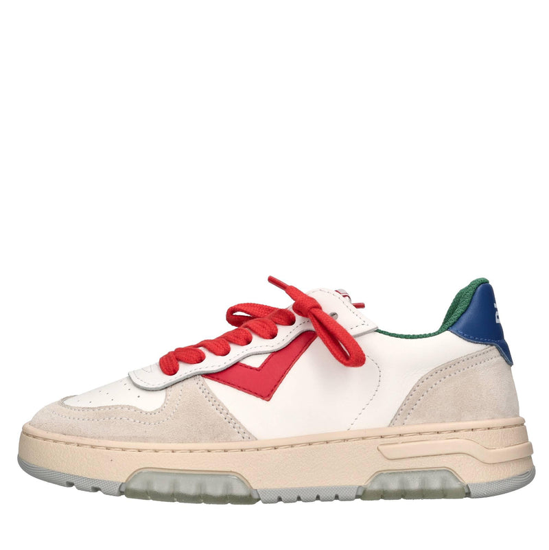 Sneakers in pelle e camoscio 
