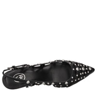 Décolléte slingback  in pelle 