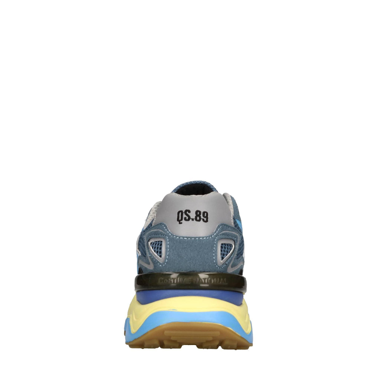 Sneakers in ecocamoscio e tessuto 
