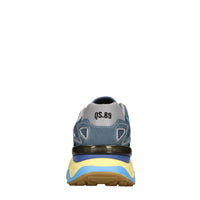 Sneakers in ecocamoscio e tessuto 