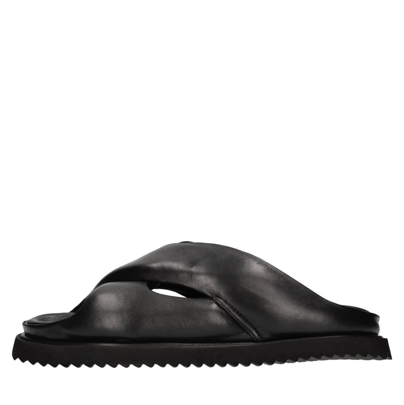 Mules in pelle 
