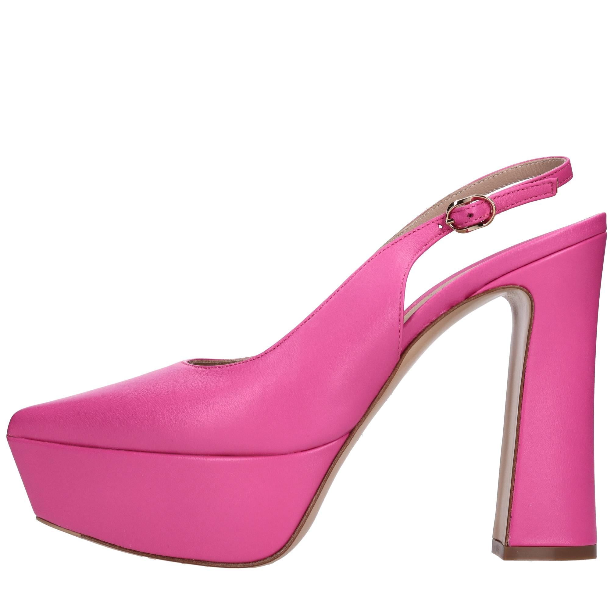 Décolleté slingback Beata in nappa 