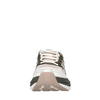 Sneakers in pelle,tessuto e gomma 