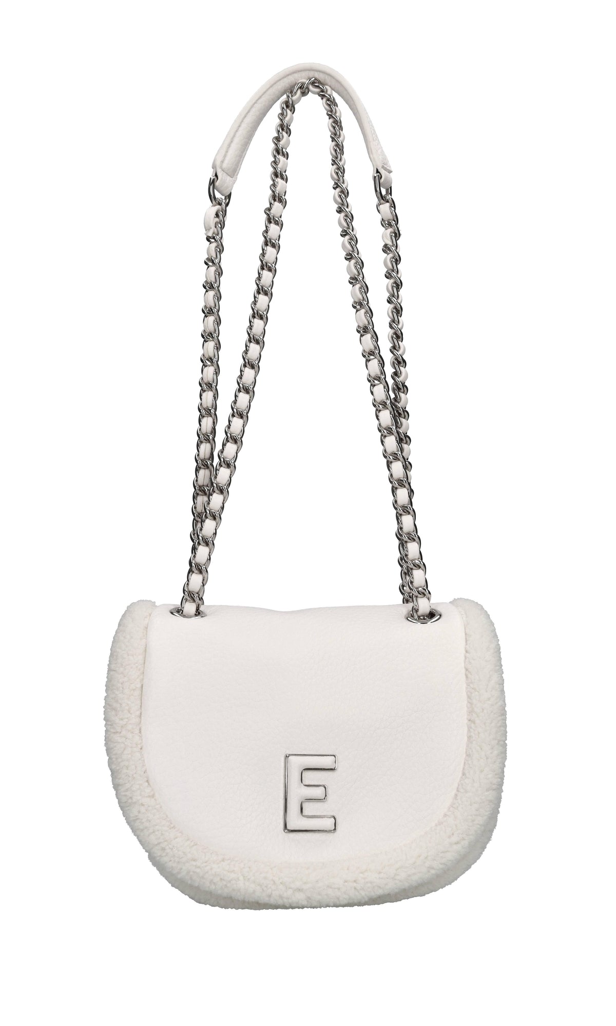 Borsa in ecopelle ed ecopelliccia 