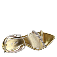 Sandali in pelle e strass 