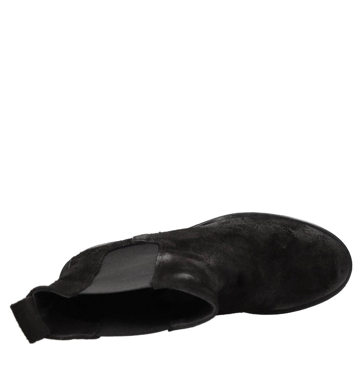 Tronchetti in camoscio ed elastico 