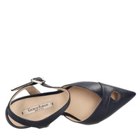 Décolleté slingback in pelle 
