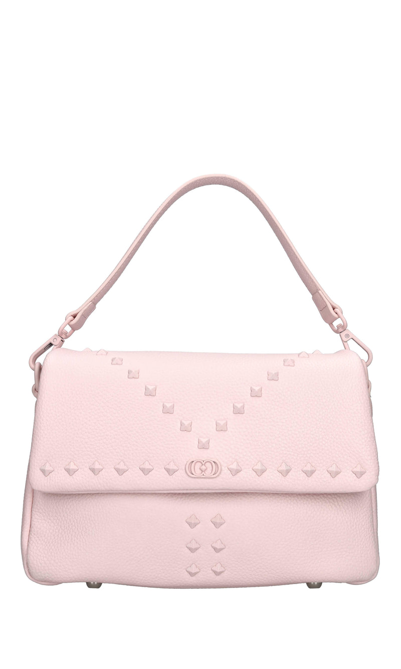 Borsa Frivolous in pelle e borchie 