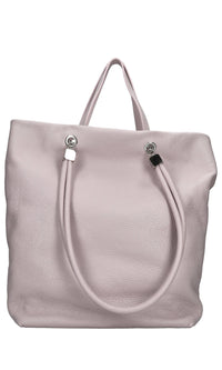 Borsa in pelle martellata 