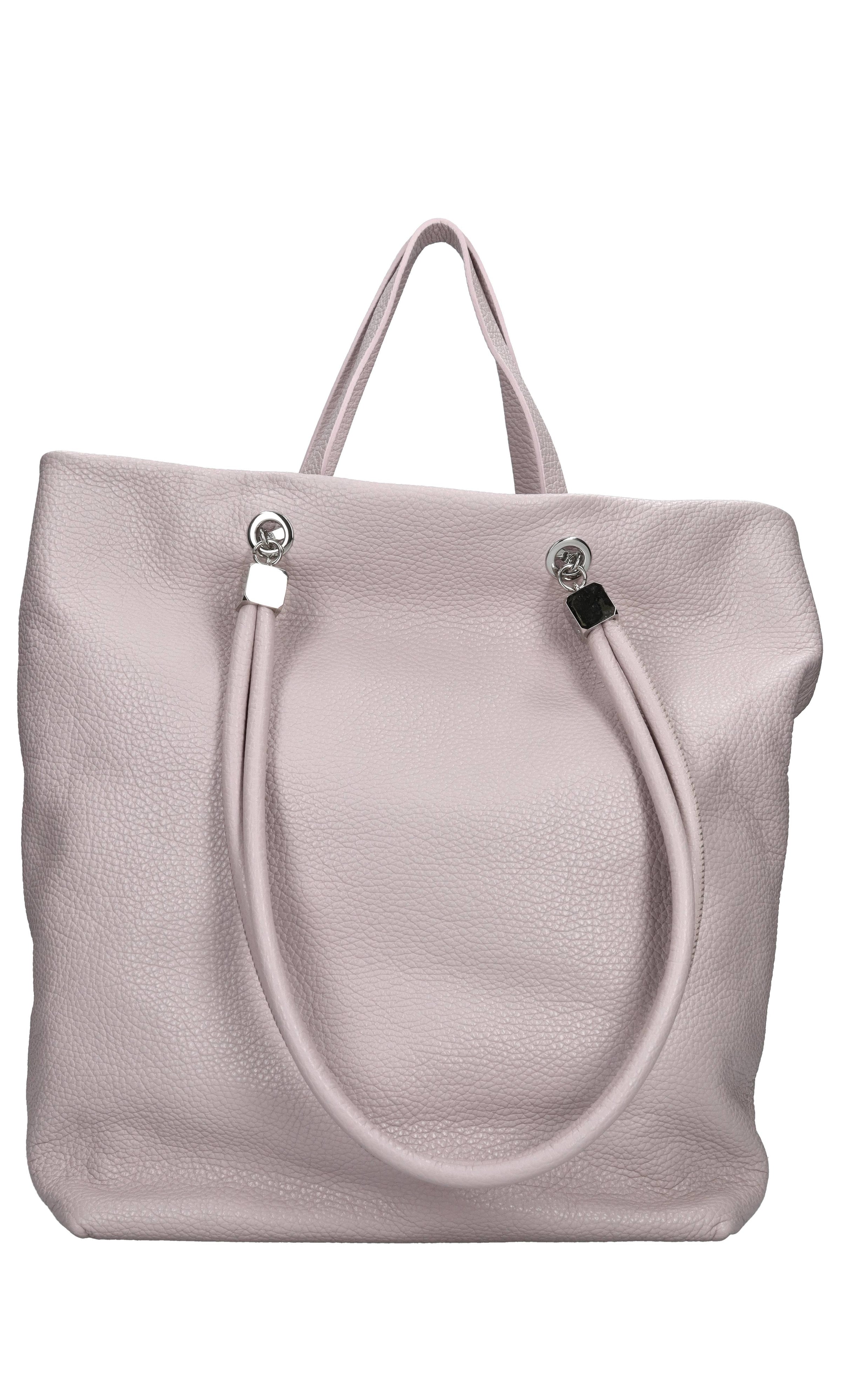 Borsa in pelle martellata 