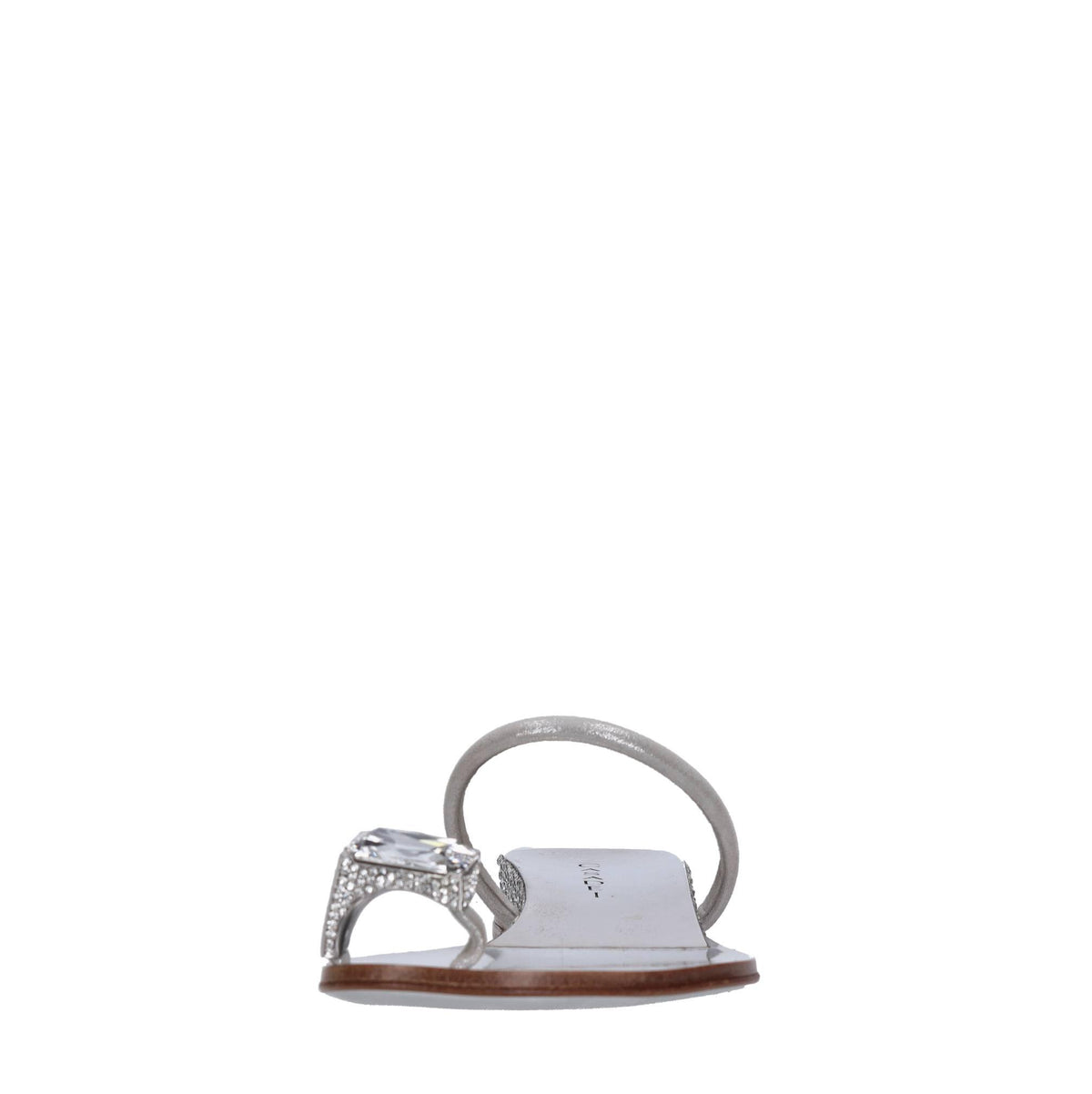 Mules in pelle e Swarovski 