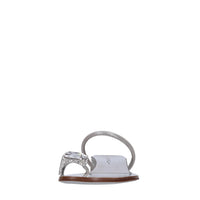 Mules in pelle e Swarovski 