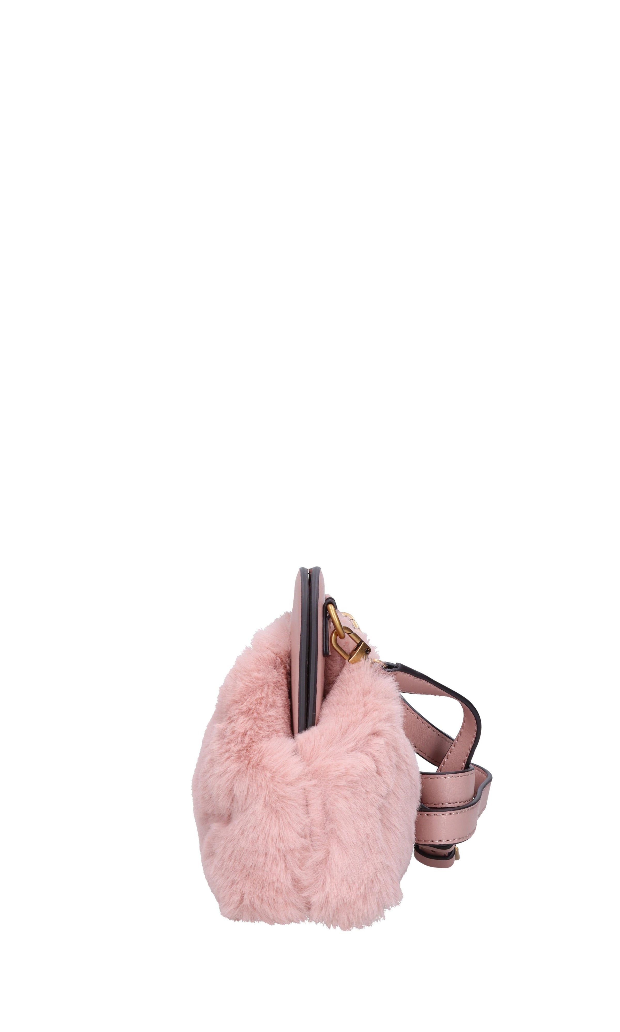Borsa in ecopelle ed ecopelliccia 