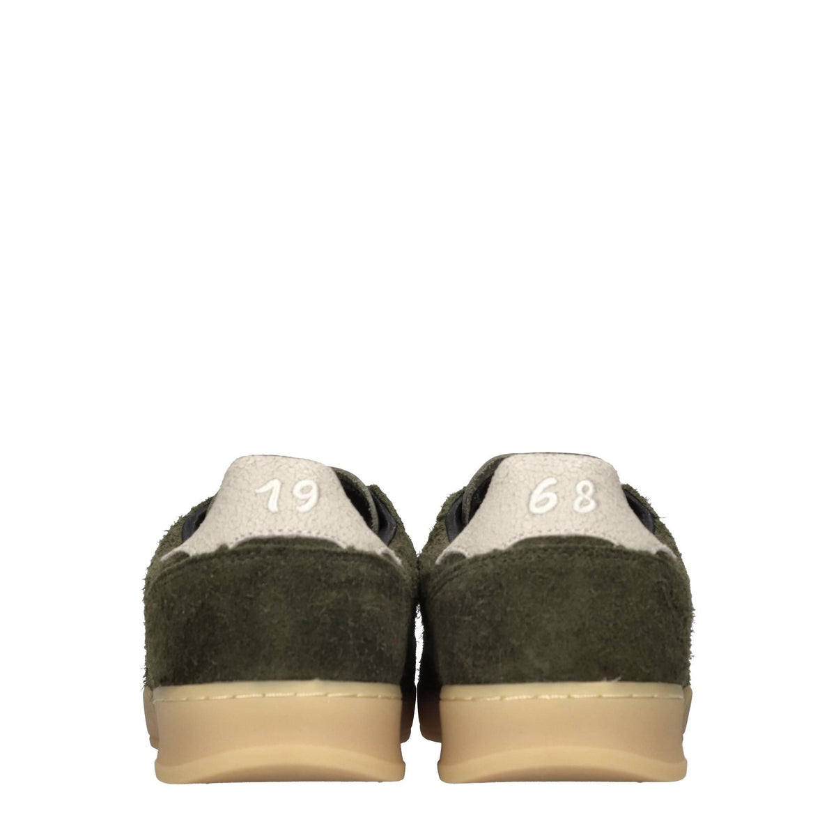 Sneakers in camoscio ed ecopelle 