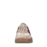Sneakers in camoscio, tessuto e gomma 