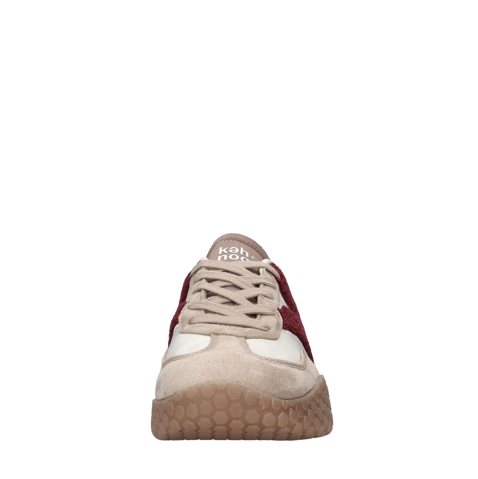 Sneakers in camoscio, tessuto e gomma 