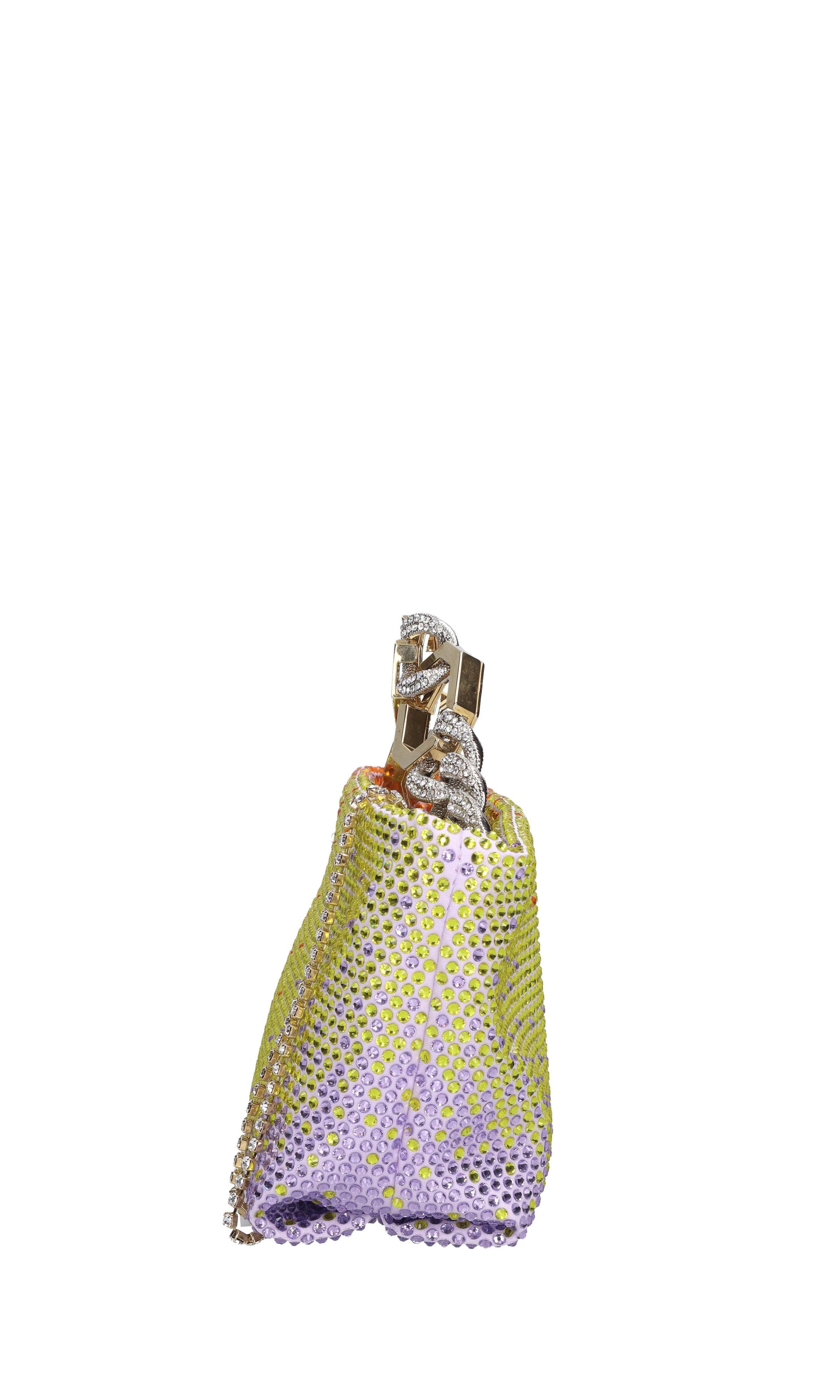 Borsa Jessye in raso e strass 