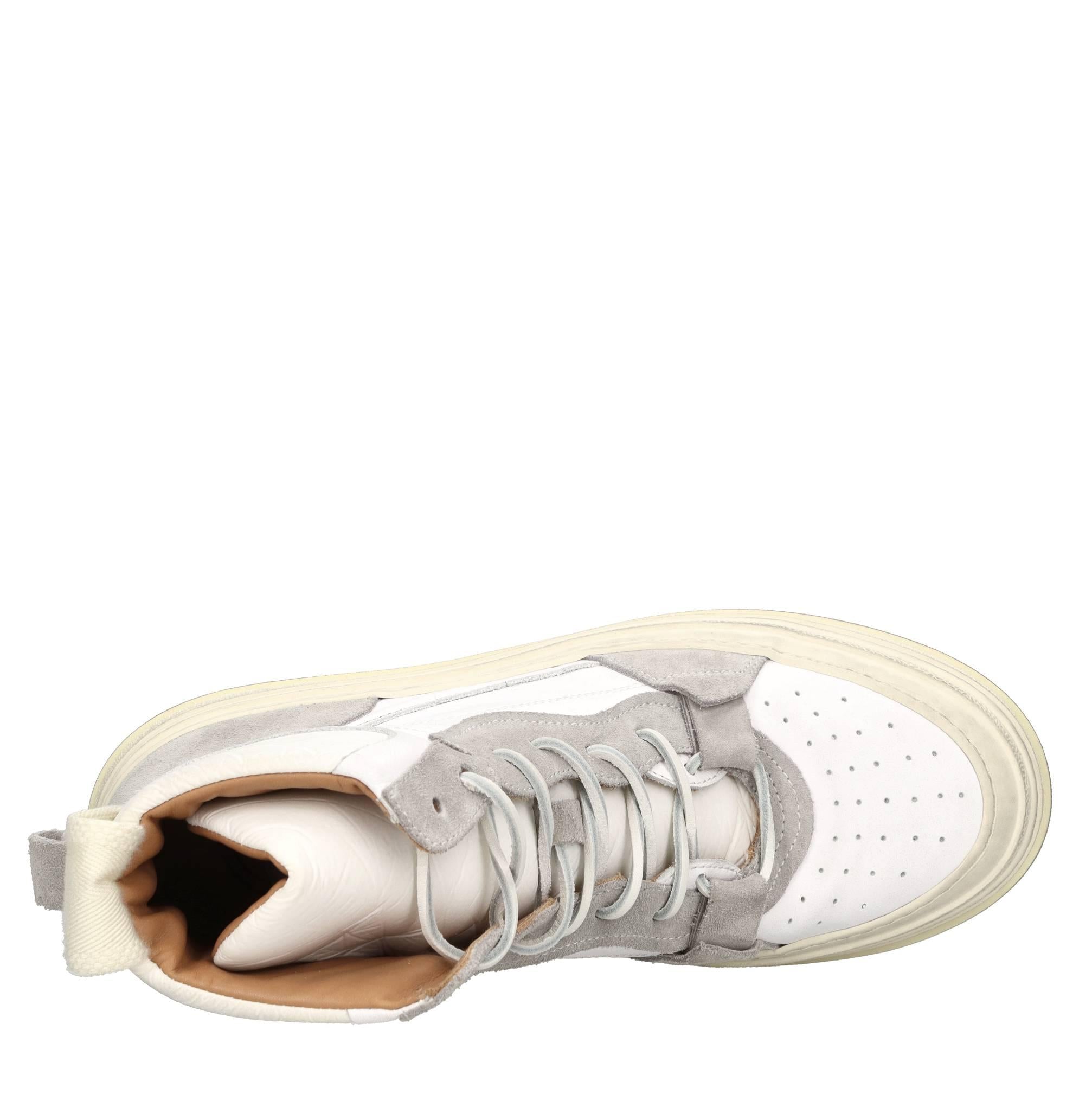 Sneakers in pelle e camoscio 