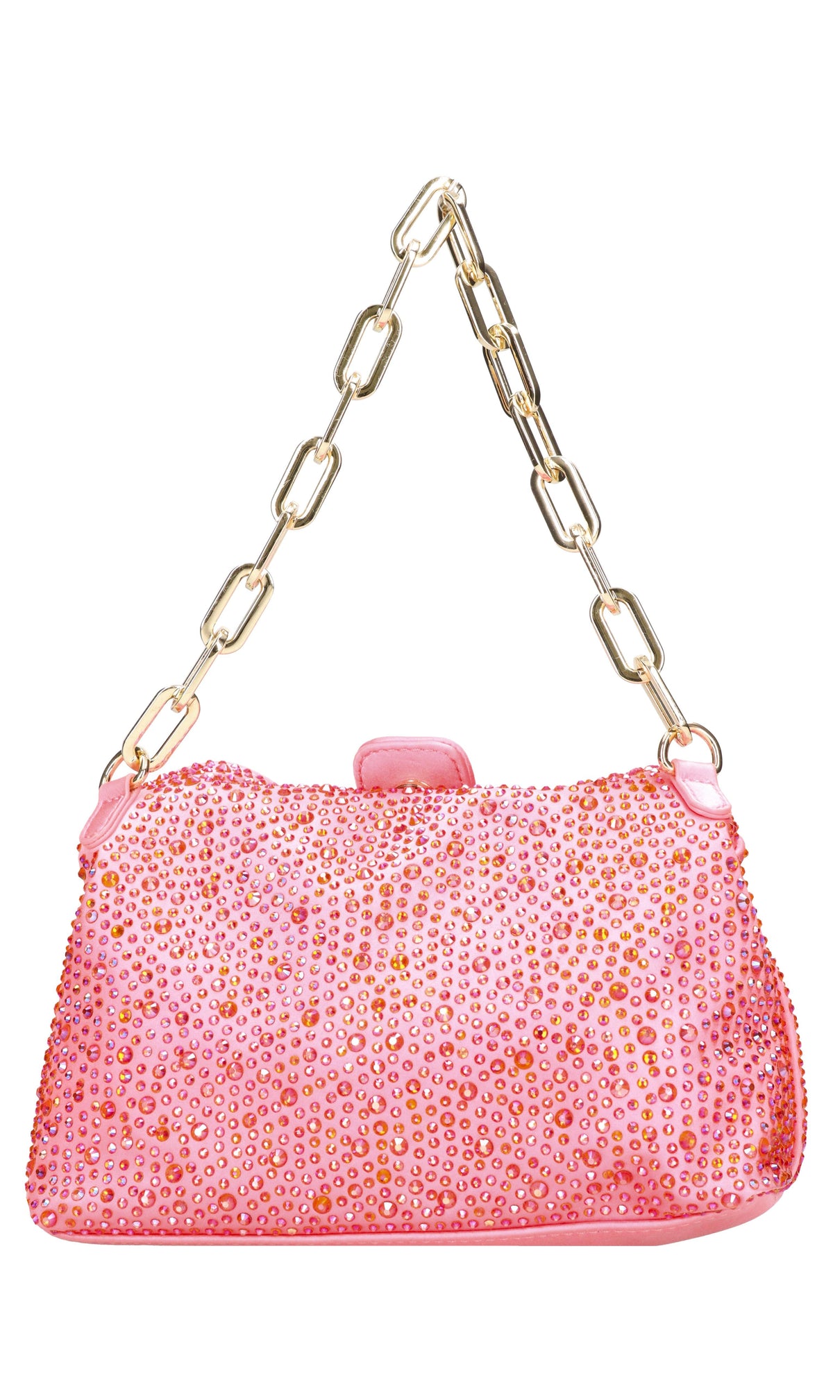 Borsa Night Edition in raso e strass 