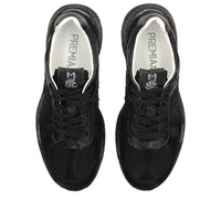 Sneakers in camoscio tessuto ed ecopelle 