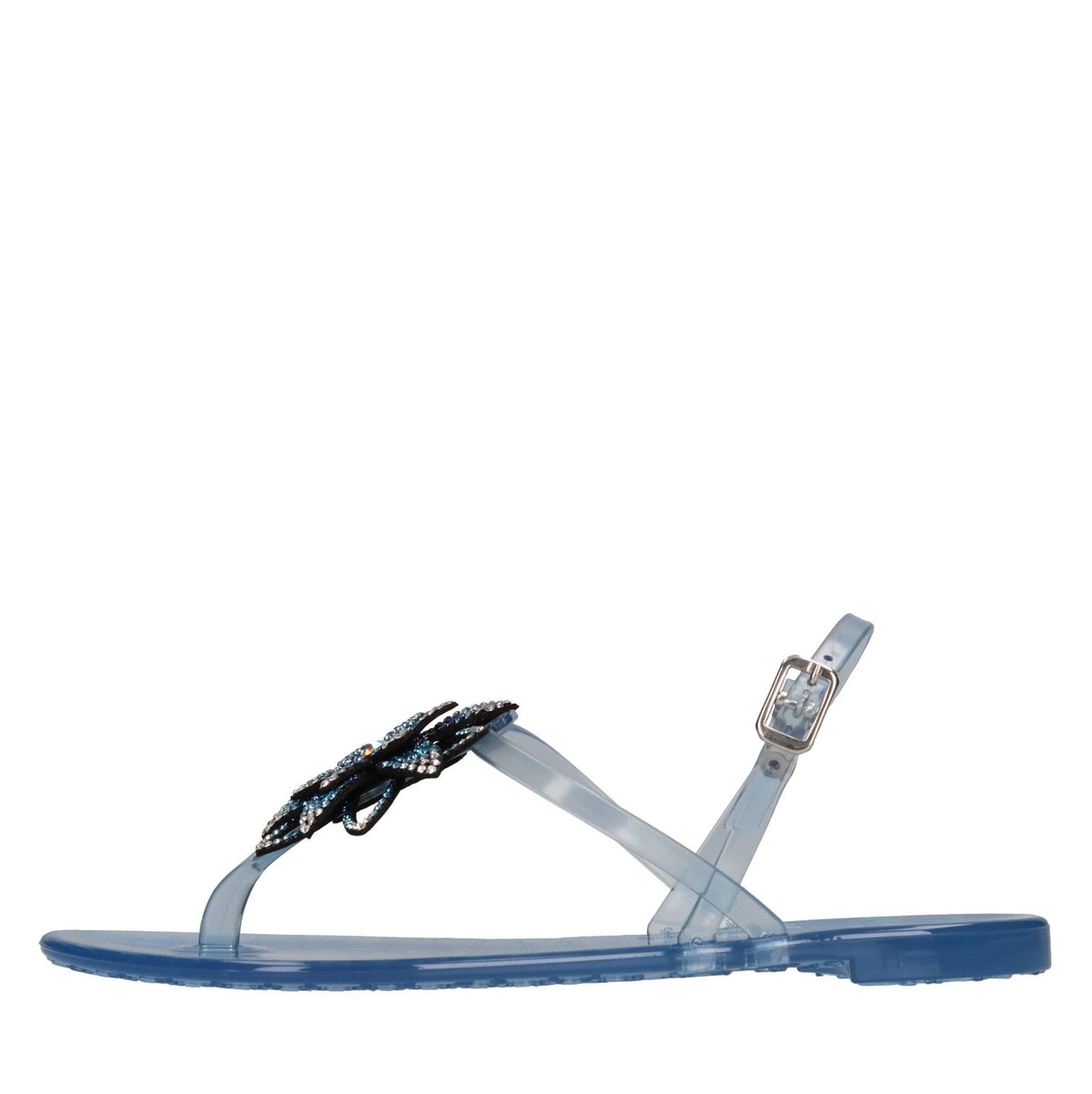 Sandali flat modello AURORA in plexi 