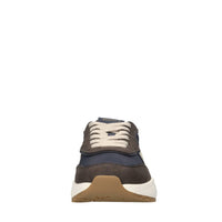 Sneakers in ecopelle e tessuto 